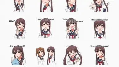 Screenshot von Otaku Nadu Sticker Pack 4