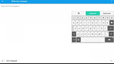 Screenshot von Teclado Xperia 3