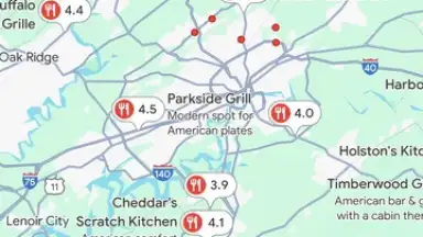 Screenshot von Google Maps 6