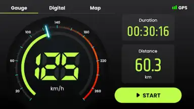 Screenshot von Speedometer: GPS Speedometer 3