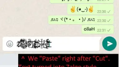 Screenshot von Upside Down Chat+ 14