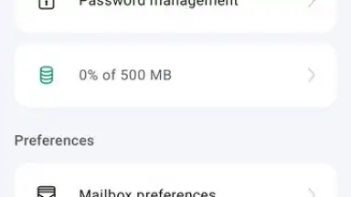 Screenshot von Proton Mail 12