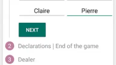 Screenshot von Belote Score 7