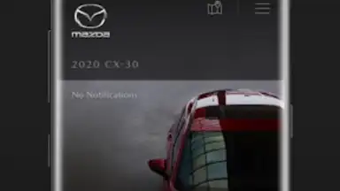 Screenshot von MyMazda 4