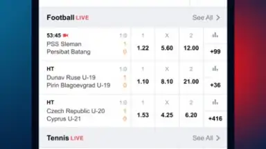 Screenshot von Marathonbet 5