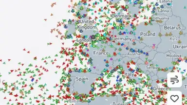 Screenshot von MarineTraffic 26