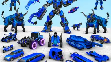 Screenshot von Bull Robot Car Game: Robot Game 7