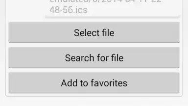 Screenshot von iCal Import/Export 2.4 7