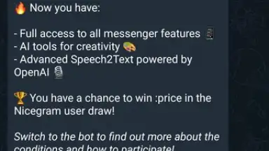 Screenshot von Nicegram: Web3 for Telegram X 8