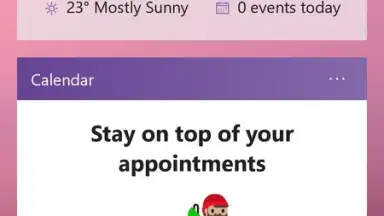 Screenshot von Microsoft Launcher 14