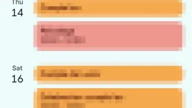 Screenshot von Google Calendar 1