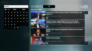 Screenshot von YouTube for Google TV 3