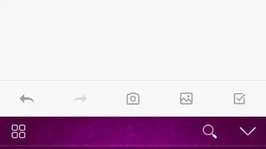 Screenshot von Lavender iKeyboard Theme 2