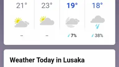 Screenshot von Weather Lite Pro 2