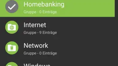 Screenshot von Keepass2Android 7