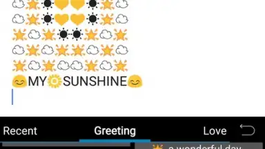 Screenshot von Emoji Keyboard - CrazyCorn 1