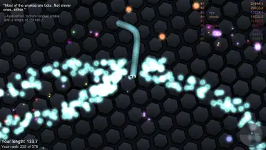 Screenshot von slither.io 12