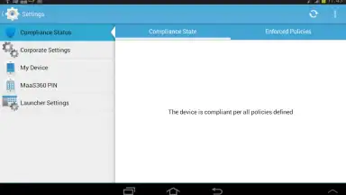 Screenshot von MaaS360 MDM for Android 1