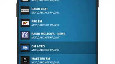 Screenshot von Radio Moldova 4