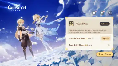 Screenshot von Genshin Impact · Cloud 1