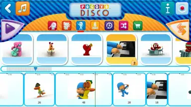 Screenshot von Pocoyo Disco 2
