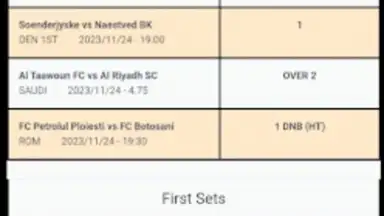Screenshot von Correct Score Predictions 5