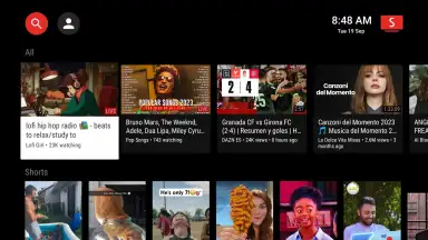Screenshot von SmartTube 1