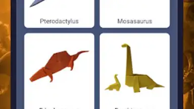 Screenshot von Origami dinosaurs paper shapes 10