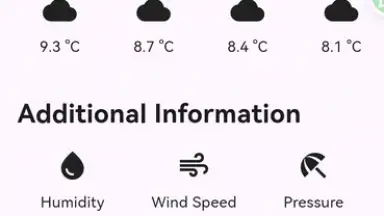 Screenshot von Weather Forecast App 2