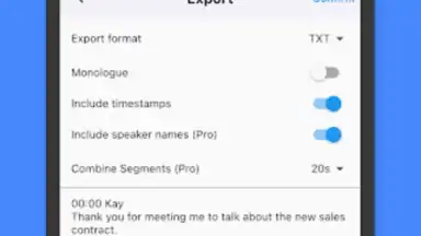Screenshot von SoundType AI: Speech To Text 11