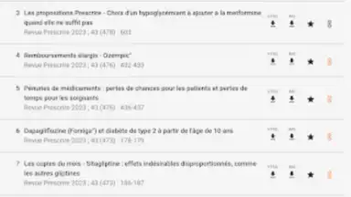 Screenshot von Application Prescrire 19