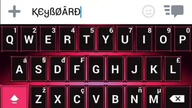 Screenshot von Decoration Text Keyboard 8