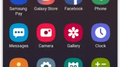 Screenshot von Samsung One UI Home 4