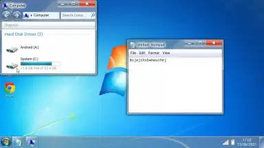 Screenshot von Win7 Simu 7