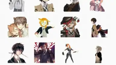 Screenshot von Otaku Nadu Sticker Pack 1