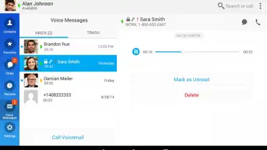Screenshot von Cisco Jabber 7