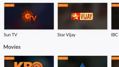 Screenshot von YuppTV LiveTV, Live Cricket 9