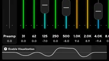 Screenshot von Poweramp Equalizer 6