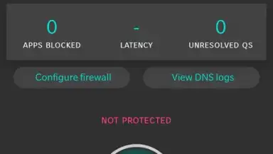 Screenshot von Rethink: DNS + Firewall 1