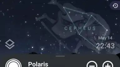 Screenshot von Stellarium Mobile 14