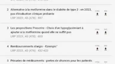 Screenshot von Application Prescrire 5
