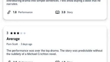 Screenshot von Audible 6