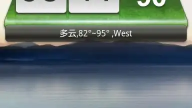 Screenshot von Classic style GOWeatherEX 2