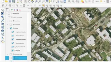 Screenshot von Qgis 2
