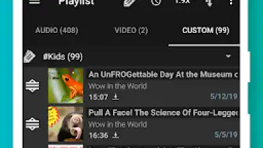 Screenshot von Podcast Addict 5