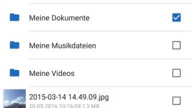 Screenshot von GMX Cloud 4