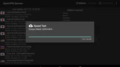 Screenshot von VPN Servers 4