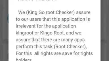 Screenshot von King Go Root Checker 1