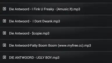 Screenshot von 4shared Music 3