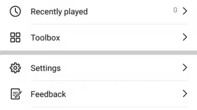 Screenshot von Huawei Music 2